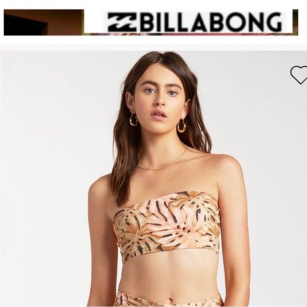 Billabong Hula Palm Sunny Tube Bikini Top